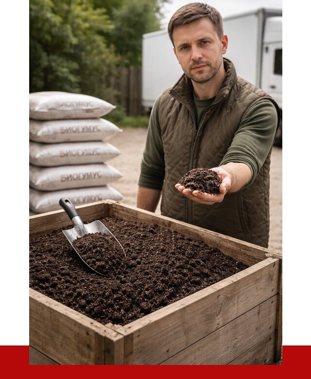 Купить биогумус в Тутаеве с доставкой от 8911 р. за куб | ПРОНЕРУДТтв