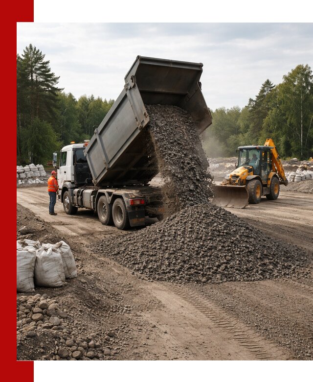 Доставка дробленого асфальта в Тутаеве для дорожных работ