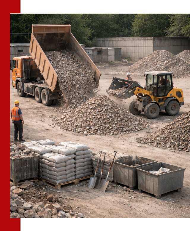 Вторичные материалы для отсыпки в Тутаеве — поставка и доставка