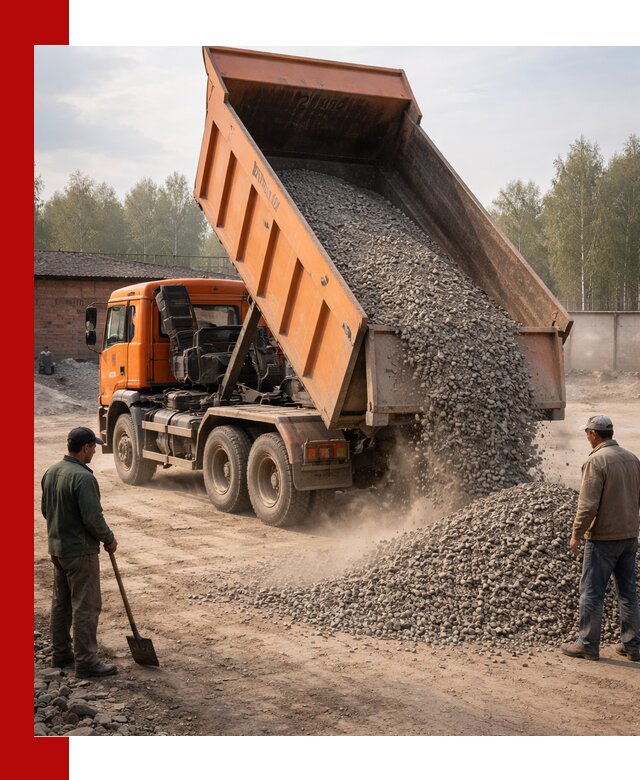 Доставка самосвалом 20 м3 в Тутаеве быстро и надежно