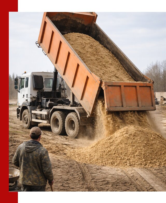 Аренда самосвала 20 тонн для перевозки грузов в Тутаеве