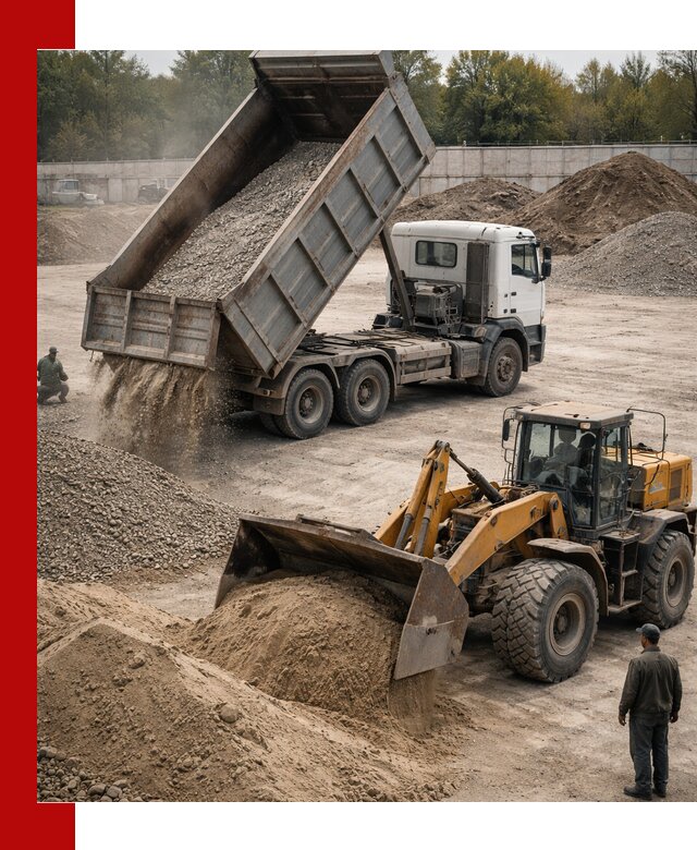 Перевозка сыпучих грузов самосвалами и бортовыми в Тутаеве