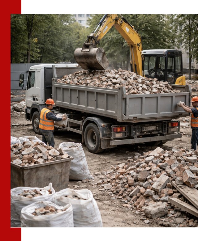 Вывоз строительного мусора в Тутаеве с самосвалами и контейнерами