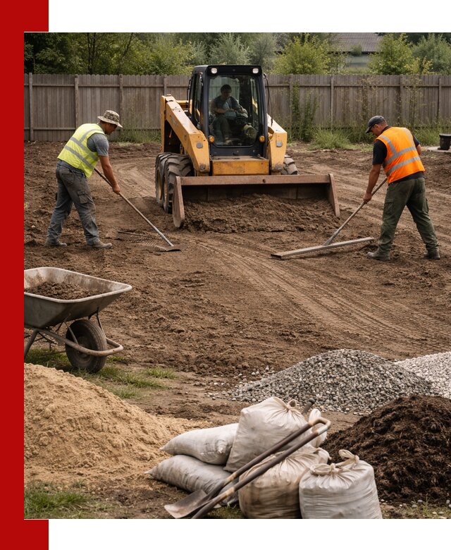 Выравнивание участка под строительство и благоустройство в Тутаеве